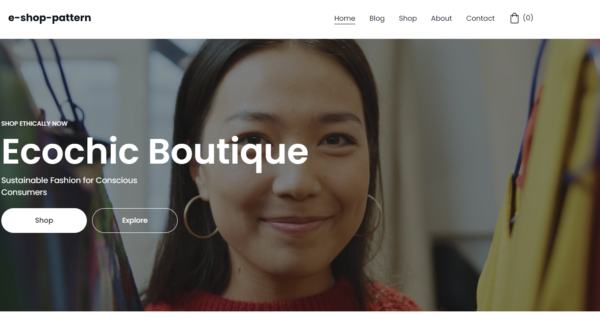 E-shop site